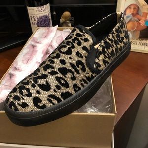Jessica Simpson Leopard Slip Ons